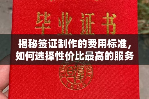 三台揭秘签证制作的费用标准，如何选择性价比最高的服务？