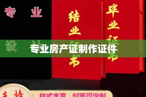 三台专业房产证制作证件