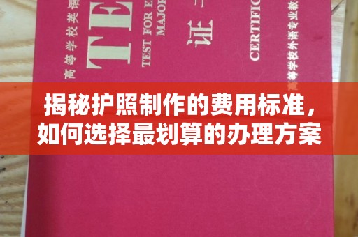 三台揭秘护照制作的费用标准，如何选择最划算的办理方案？