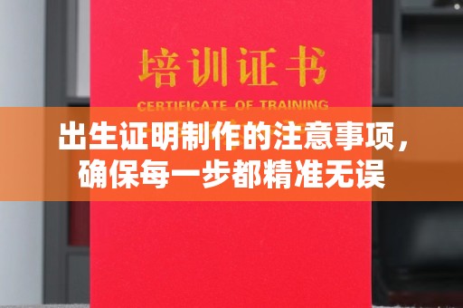 三台出生证明制作的注意事项，确保每一步都精准无误