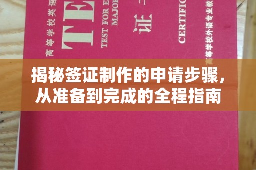 三台揭秘签证制作的申请步骤，从准备到完成的全程指南