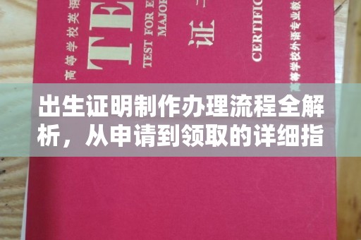 三台出生证明制作办理流程全解析，从申请到领取的详细指南